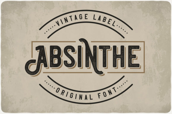 Absinthe Font: A Vintage-Styled Typeface for Editorial Design