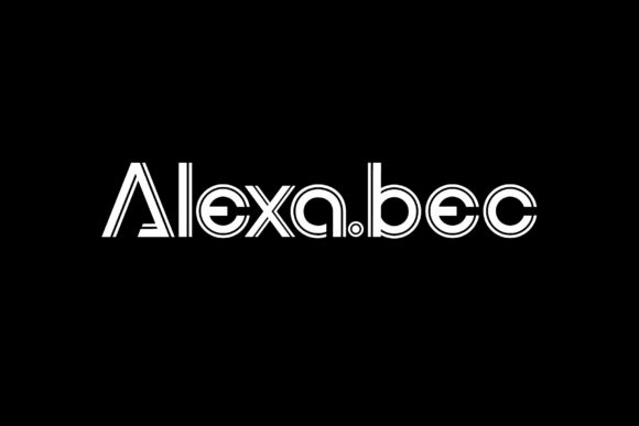 Alexa.bec Display Font for Modern Web Design