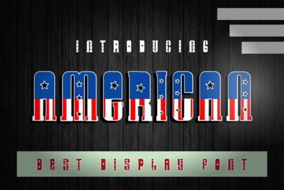 American Display Font for Bold Editorial Headings
