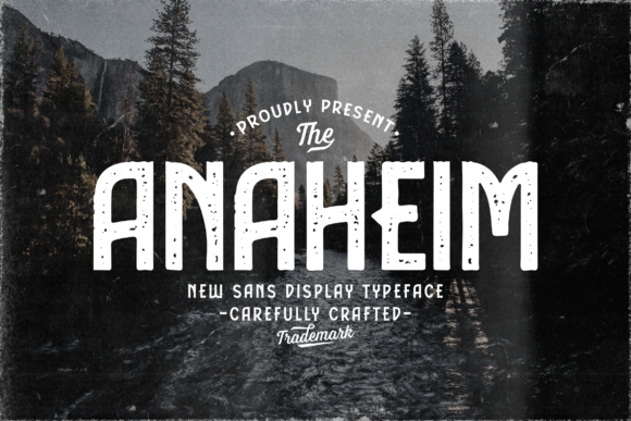 Anaheim Font: A Bold Display Type for Creative Projects