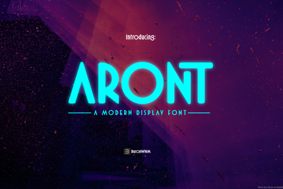 Aront Display Font for Bold Digital Campaigns