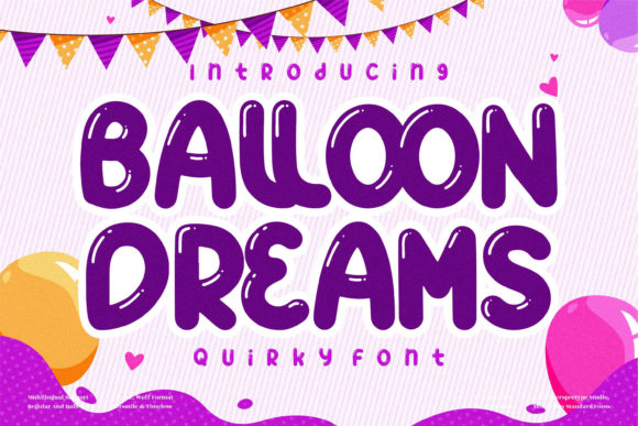 Ballon Dreams Typeface Review for Handmade Shops