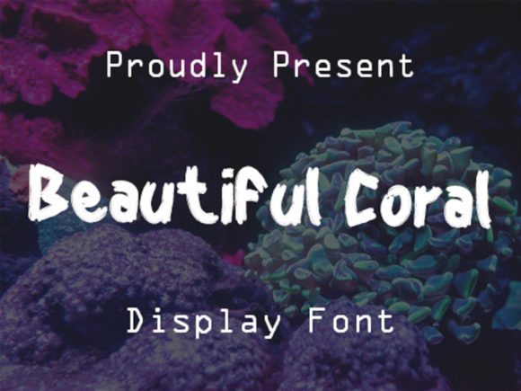 Beautiful Coral: A Unique Display Font for Creative Projects