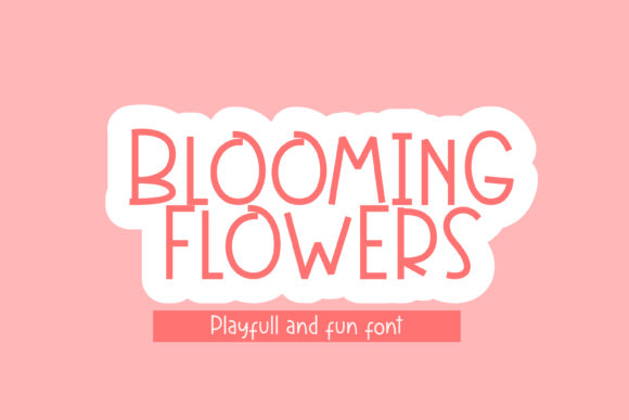 Blooming Flowers Font: A Playful Typeface for Creative Makers