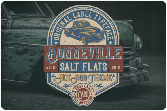 Bonneville Font for Bold and Vintage Campaign Designs