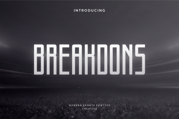 Breakdons Font: A Vintage-Inspired Display Typeface for Marketers