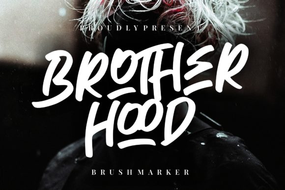 Brotherhood Font: A Display Typeface for Bold Digital Branding