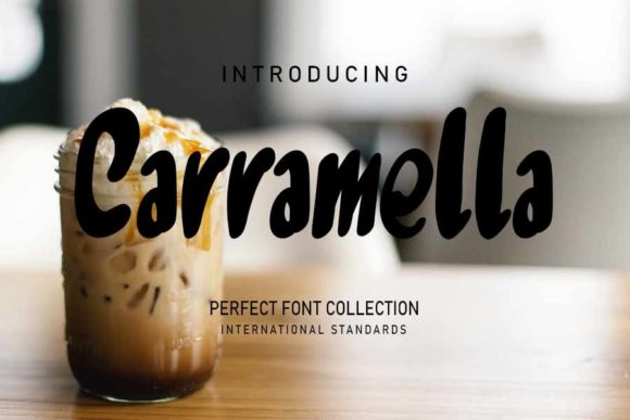 Carramella Display Font for Editorial Design