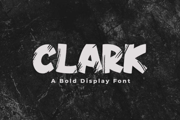 Clark Display Font for Bold Branding and Print Design