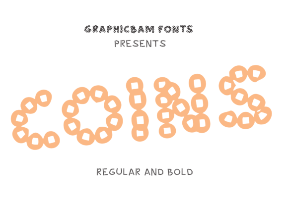 Coins Font for Branding and Creative Typography
