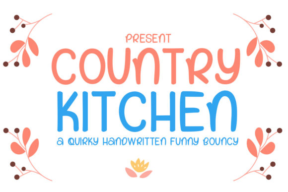 Country Kitchen Font: A Modern Display Typeface for Eye-Catching Campaigns