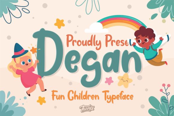 Degan Display Font for Playful and Authentic Craft Creations