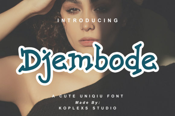 Djembode Font: A Display Typeface for Digital Branding