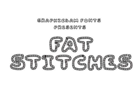 Fat Stitches Font: A Playful Display Typeface for Digital Branding