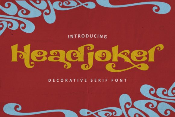 Headjoker Font: A Whimsical Display Typeface for Editorial Design