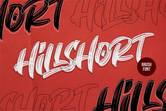 Hillshort Font: A Playful Display Typeface for Bold Branding