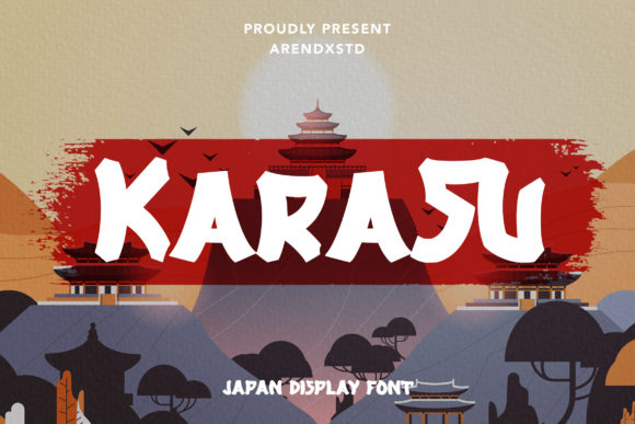 Karasu: The Bold Display Font for Memorable Brand Identity