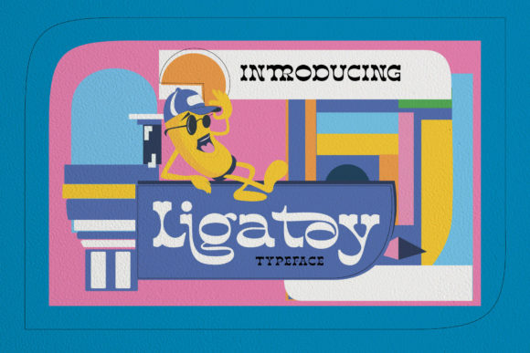 Ligatoy: The Trendy Display Font for Casual Brand Identity