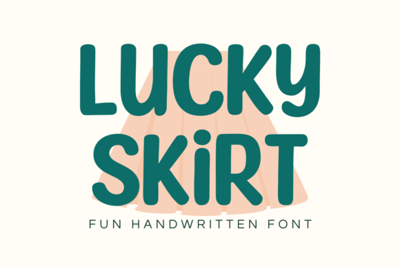 Lucky Skirt: A Bold Display Font for Playful Brand Identity