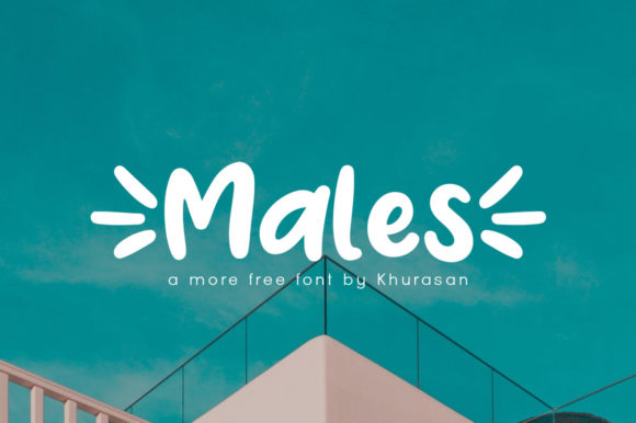 Males Font: A Stylish Display Typeface for Crafters and Sellers