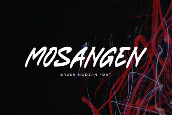 Mosangen: A Bold Display Font for Urban Designs