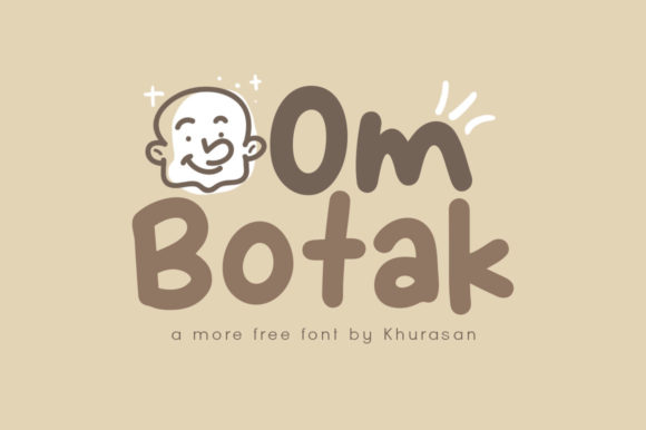 Om Botak: A Modern Display Typeface for Editorial Elegance