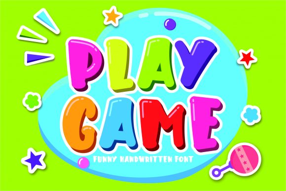 Play Game Font: A Playful Display Typeface for Digital Creatives