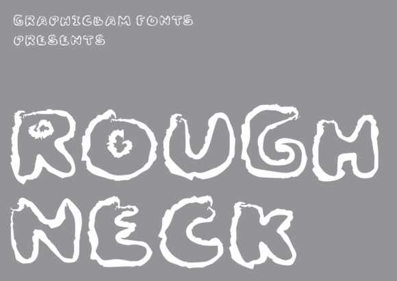 Rough Neck Font for Bold and Playful Campaign Design