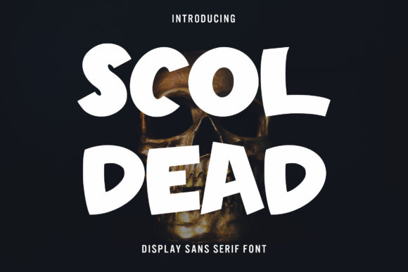 Scoldead: A Bold Display Font for High-Impact Web Design