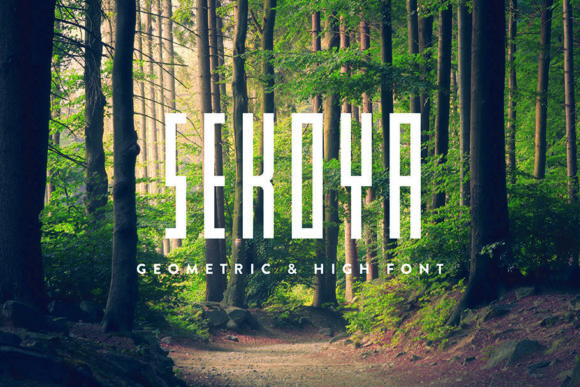 Sekoya Typeface Review: A Robotic Display Font for Bold Branding