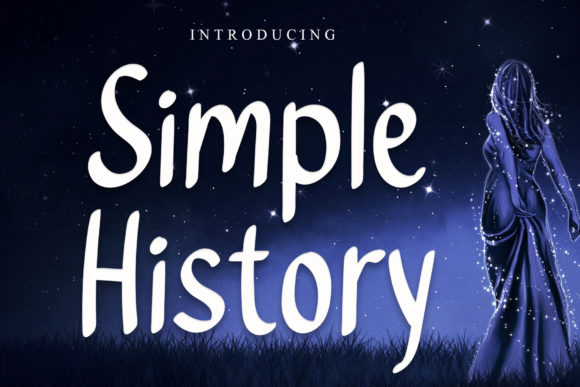 Simple History Font for Editorial Design