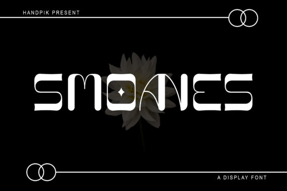Smoanes Display Font for Sci-Fi and Adventure Web Design