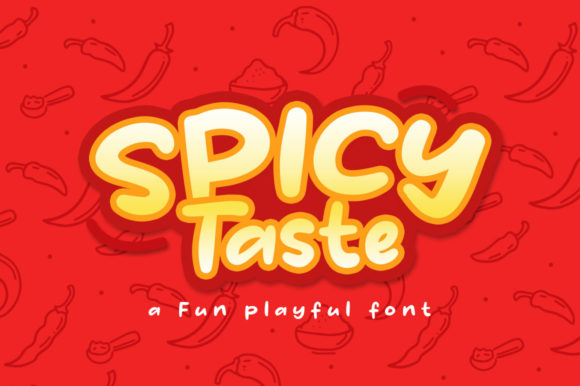 Spicy Taste Display Font for Bold Digital Branding