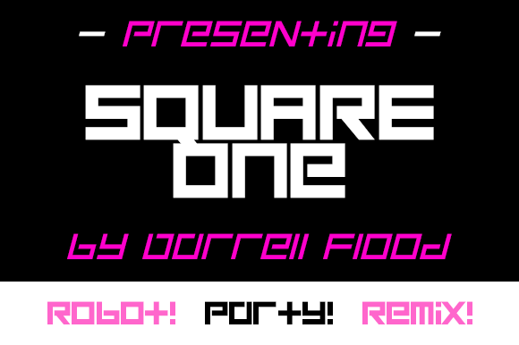 Square One: The Robotic Display Font for High-Impact Campaigns