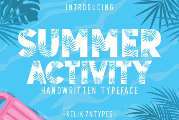 Summer Activity Font: A Bold Choice for Display Typography