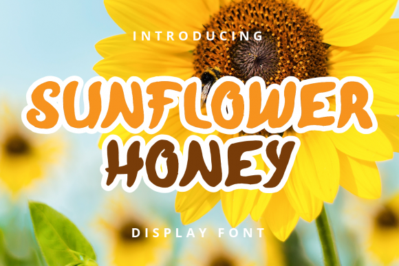 Sunflower Honey Font for Small Business Branding and Design