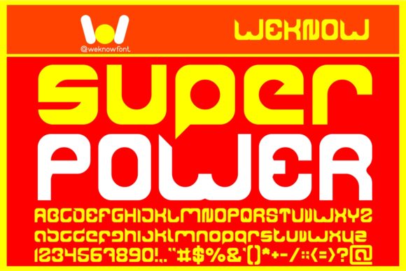 Super Power Font for Modern Editorial Design