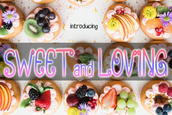 Sweet and Loving Display Font for Brand Identity
