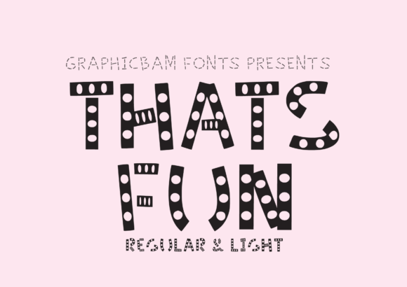 That s Fun Display Font for Vibrant Editorial Design