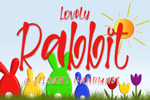 Using the Lovely Rabbit Font in Creative Branding Projects