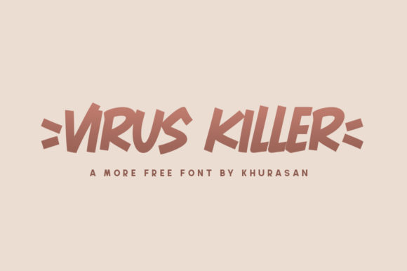 Virus Killer Font for Modern Branding and Design