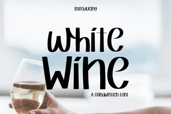 White Wine Font for Modern Marketing and Brand Campaigns